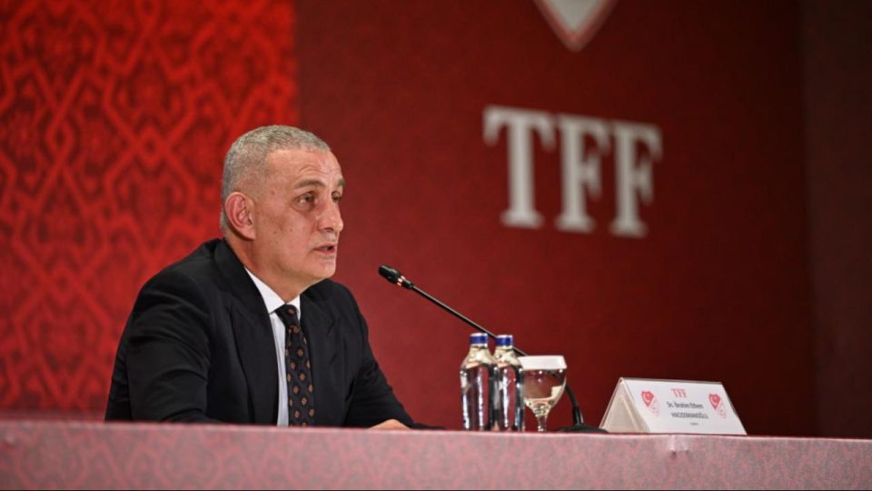 TFF Başkanı Hacıosmanoğlu: Bahis soruşturması yaklaşık 3 bin 700 sporcuyla devam edecek